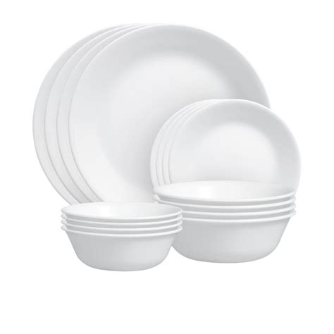 Corelle Vitrelle Winter Frost Dinner Set 16pc White Kitchen Warehouse™