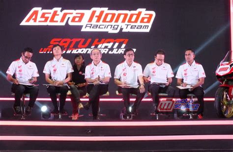 Siap Banggakan Indonesia Astra Honda Umumkan Tim Balap 2019