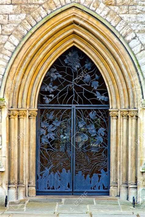 Fill your christmas tree with balls, reflectors, finials, santas and ornaments of all types. Old church entrance door with iron ornaments | Church ...