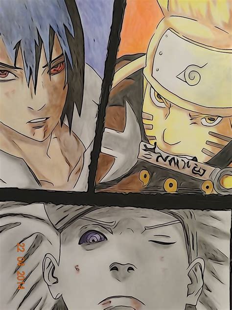Naruto And Sasuke Vs Madara Por Curevo95 Dibujando
