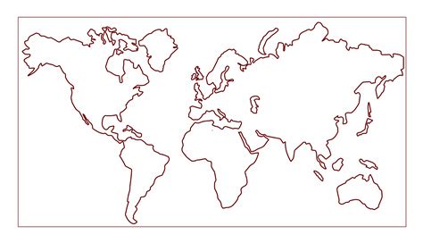 Mapa Mundial Sin Divisi N Stanser