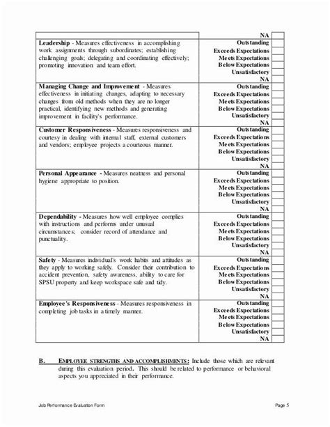 Annual Performance Review Employee Self Evaluation Examples Nursing Template Two Vercel App
