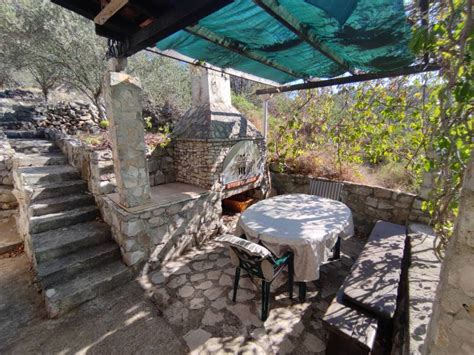 Ehemalige fischerhaus, um ihren urlaub in den geist robinson leben; Robinson Haus Oliva, Dugi otok, Dalmatien, Kroatien | Sali ...