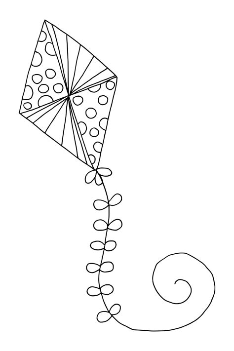 Kite coloring page from games category. Kite Coloring Page at GetColorings.com | Free printable colorings pages to print and color