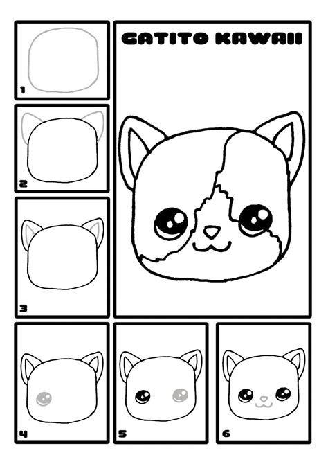 Como dibujar paso a paso kawaii - Dibujos faciles - Dibujando con Vani