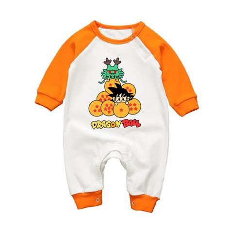 Anime Dragon Ball Baby Romper Long Sleeve Baby Body Clothing Cotton