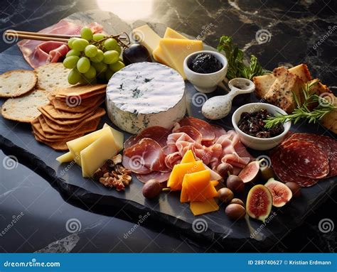 Marble-Laid Charcuterie: A Symphony Of Flavors And Textures Royalty