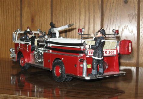 125 G Scale Model Resin Fire Truck Standing Figure Etsy