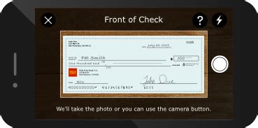 I have been ignoring it since the day mobile deposit was offered. Make Mobile Deposits - Wells Fargo