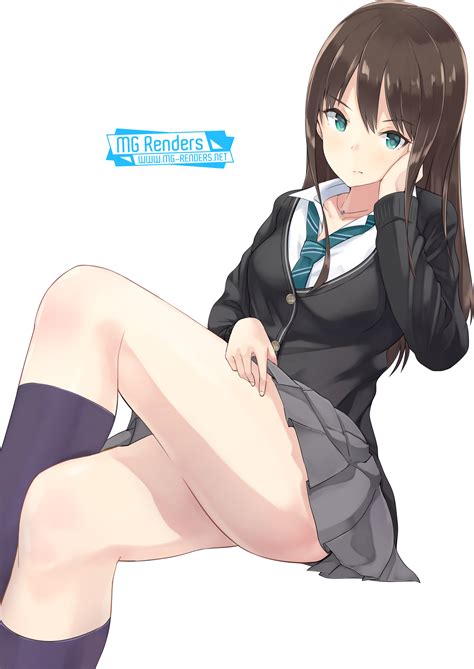 The Idolm Ster Cinderella Girls Shibuya Rin Render Anime Png