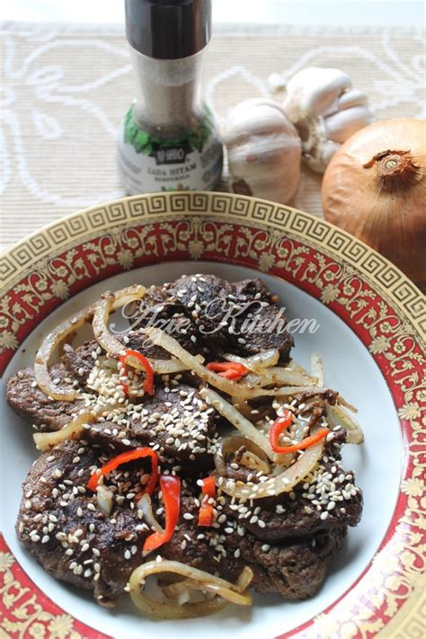 Terliur admin bila share video ni. Daging BBQ Ala Korea Yang Sangat Sedap - Azie Kitchen