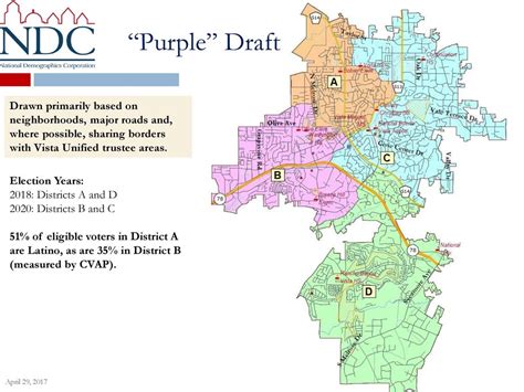 City Of Vista 2017 Districting Draft Maps Ppt Download