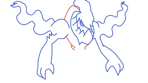 How To Draw Dark Type Pokemon Darkrai Step By Step From Pokemon Vẽ