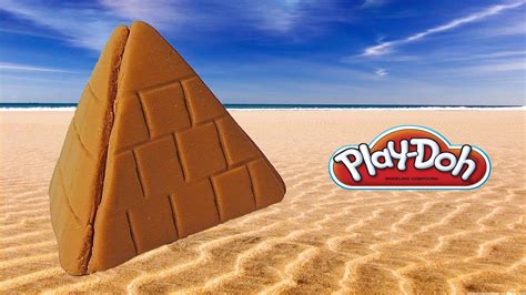 I am using an a3 sheet of card as it. Play doh Pyramid - How to make with Playdoh - YouTube