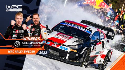Rally Sweden 2022 Rovanperä Takes Dominant Win To Lead Wrc Matrax