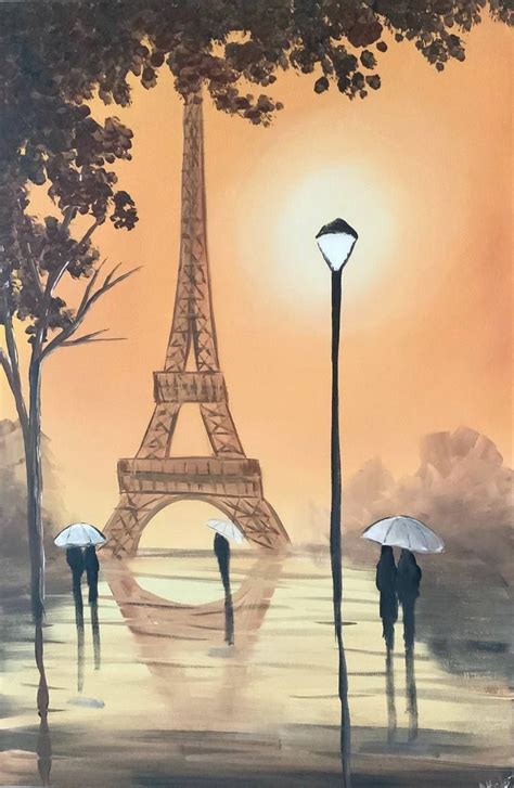 Memorable Moments Painting Eiffel Tower Art Eiffel Tower Painting