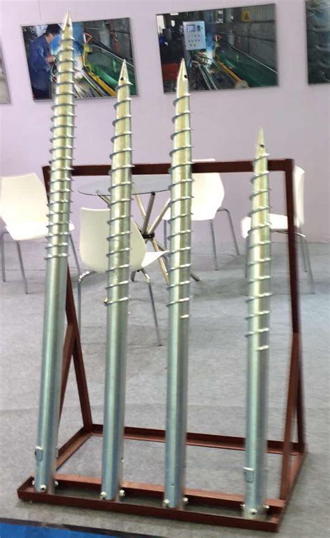 Easy to open and close. Helix Ground Screw Pile for Solar Energy China Manufacturer