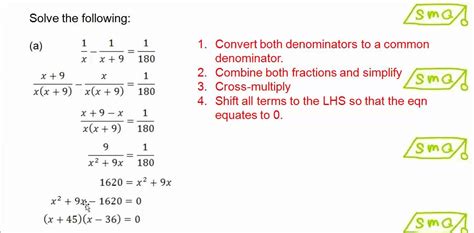 This video explains the equation of a circle for gcse level, as well as going through many typical exam questions. How To Solve Quadratic Equations With Fractions - Tessshebaylo