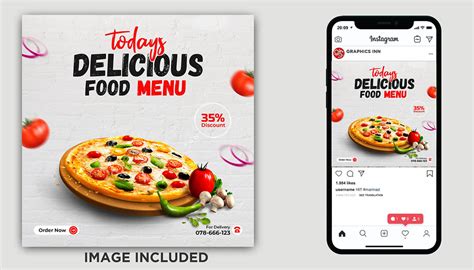 Food Social Media Promotion Instagram Post Design Graphics Inn