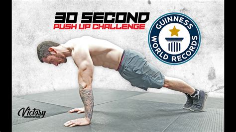 MOST PUSH UPS IN SECONDS GUINNESS WORLD RECORD CHALLENGE YouTube