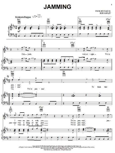385 видео 1 063 просмотра обновлен 6 сент. Jamming | Sheet Music Direct