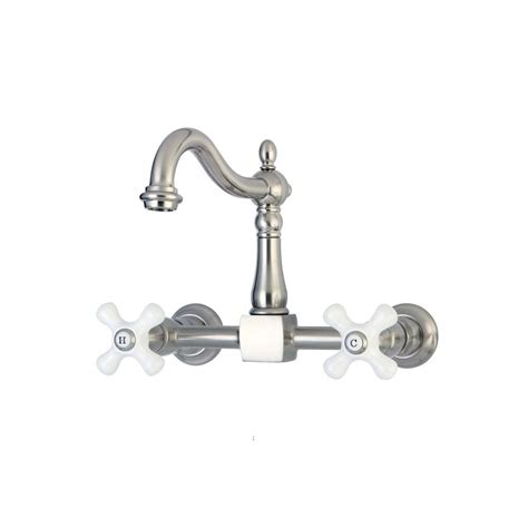 Maybe you would like to learn more about one of these? Kingston Brass Victorian Porcelain Cross 2-Handle Wall ...