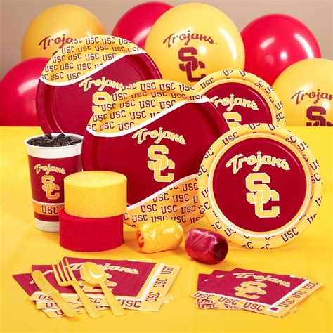 Usc Trojans College Party Packs Football Party Supplies Party Design