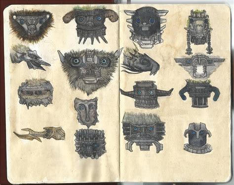 Shadow Of The Colossus Colossi Heads By Wolfie79x On Deviantart