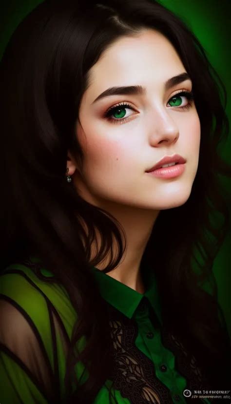 Green Eyed Girl Ai Photo Generator Starryai