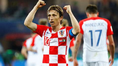 Croatia Vs Denmark Fifa World Cup 2018 Luka Modric Steps Up After