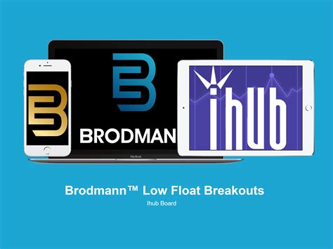 Brodmann Low Float Breakouts Message Board | InvestorsHub