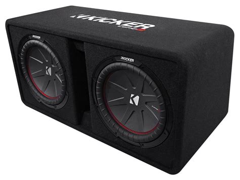 Buy Kicker 43dcwr122 Compr12 2000w Dual 12 Car Subwoofers Vented Sub Box Enclosure In Inwood