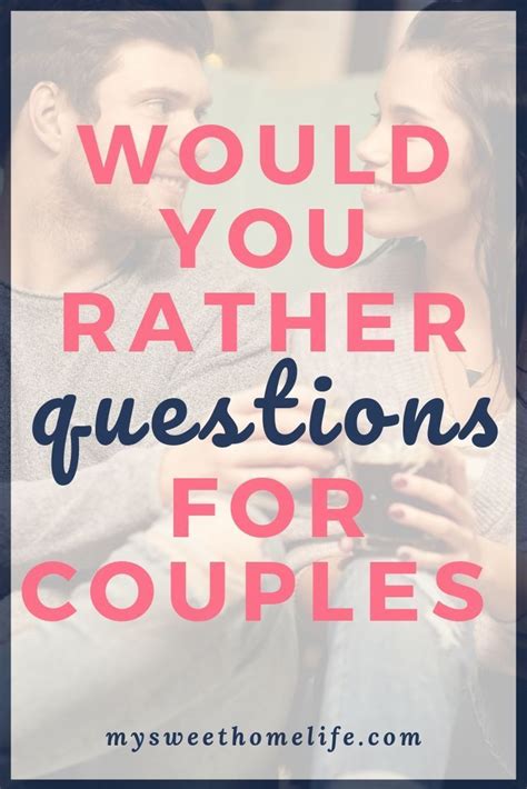 19 best first date questions. 100 would you rather questions for couples | This or that ...
