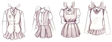 Anime Clothes Drawing Anime Clothes Drawings Anime Drawings