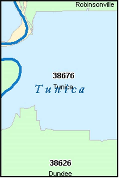 Available in seven sizes and four different maps. TUNICA County, Mississippi Digital ZIP Code Map