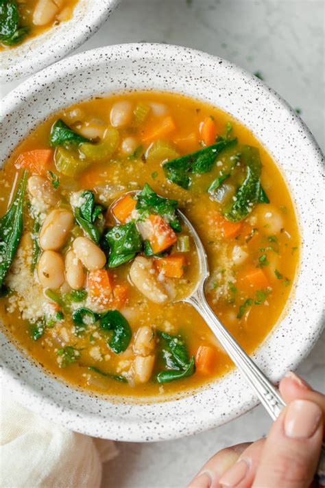 Try This Vegan Mediterranean White Bean Soup For Lunch Or Dinner Its