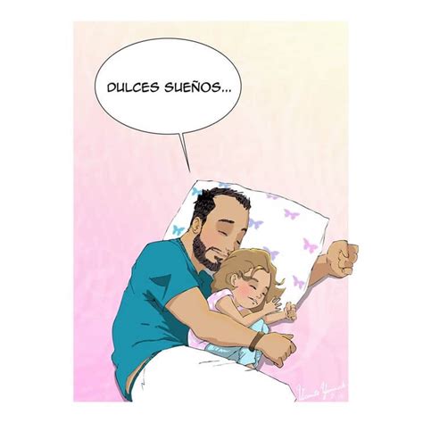 Emotivas Ilustraciones De Un Padre Soltero Y Su Hija