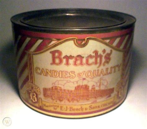 Vintage Brachs Candies Large Tin General Store Bin 16421056