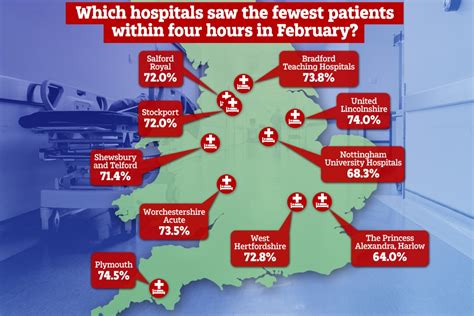 Aande Map Reveals The 10 Nhs Trusts Where The Most Patients Are Waiting