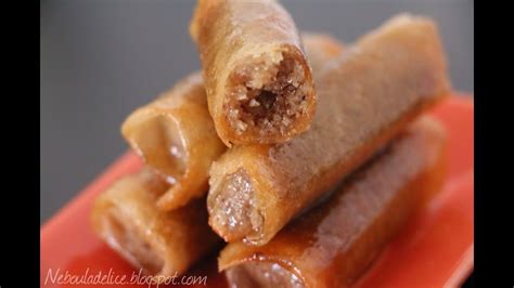 Cigares aux amandes et miel -