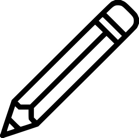 Black And White Pencil Clip Art Png Download Full Size Clipart