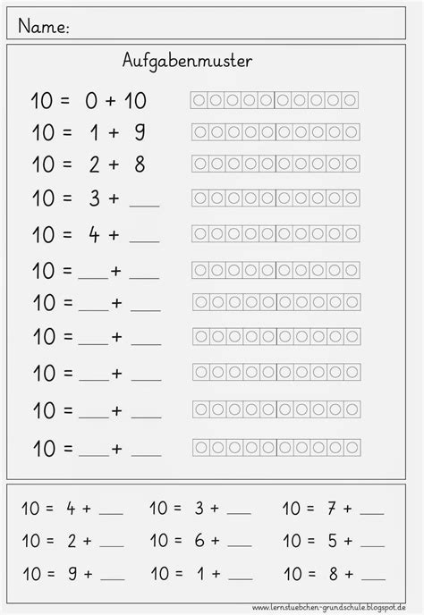 Klasse grundschule hier finden sie arbeitsblätter mit matheaufgaben für die 1. Umkehraufgaben 1 Klasse Arbeitsblätter Kostenlos - Worksheets