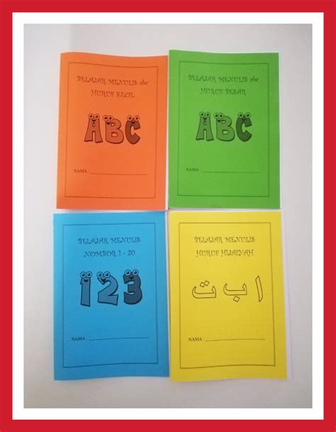 Buku Latihan 123 Buku Nombor Abc Worksheet 123 Mari Menulis Latihan