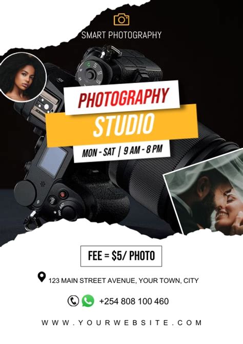 Photography Studio Poster Template Postermywall