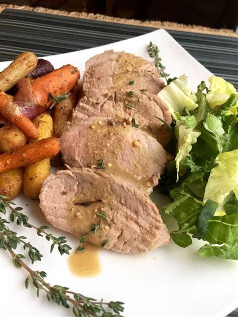 Maybe you would like to learn more about one of these? Best Mustard Pork Loin and Tasty Thyme-Roasted Carrots ...