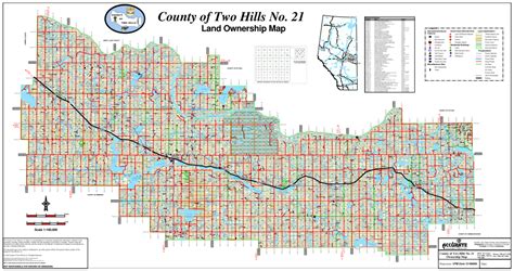 Two Hills County Landowner Map C21 County And Municipal District Md