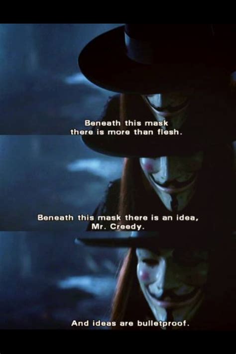 V for vendetta is a 2005 dystopian political action film directed by james mcteigue and written by the wachowskis, based on the 1988 dc limited series of the same name by alan moore and david lloyd. V For Vendetta Book Quotes. QuotesGram