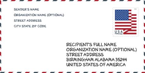 美国邮政编码 35244 美国邮编