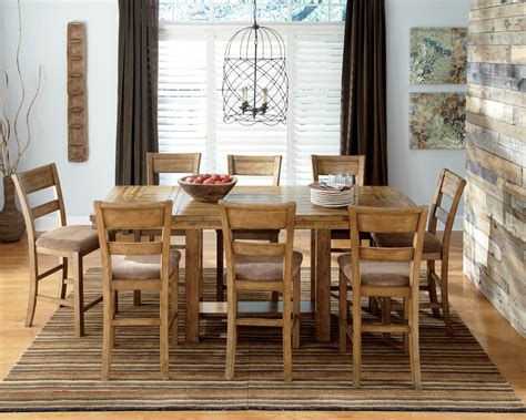 Green dining room dining room paint colors green rooms dining room design green walls dining contemporary meets traditional in this colorful, yellow and blue dining room. Krinden Rectangular Counter Height Extension Dining Room ...