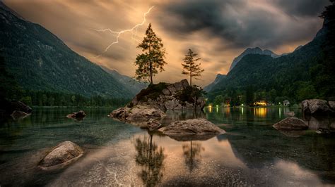 Wallpaper : nature, water, sky, trees, lake 3840x2160 - muffi0011